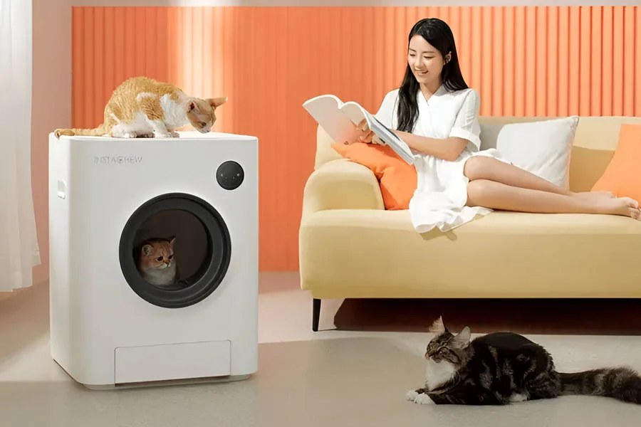 mechanical litter box
